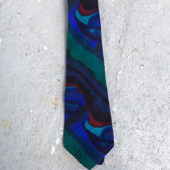 J. Garcia silk tie - Picture 1 of 3
